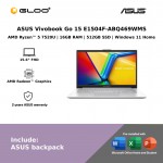 ASUS Vivobook Go 15 E1504F-ABQ469WMS Laptop (AMD Ryzen™ 5 7520U | 15.6” FHD | 16GB RAM | 512GB SSD | AMD Radeon™ Graphics | Windows 11 Home)