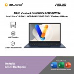 ASUS Vivobook 14 A1404V-APB007WSM Laptop (Intel® Core™ 5 Processor 120U | 14” FHD | 16GB RAM | 512GB SSD | Intel® Graphics| Windows 11 Home | Office Home & Student + Office 365)