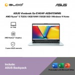 ASUS Vivobook Go E1404F-AEB470WMS Laptop (AMD Ryzen™ 5 7520U | 14" FHD | 16GB RAM | 512GB SSD | AMD Radeon™ Graphics | Windows 11 Home |Microsoft Office Home 2024 + Microsoft 365)