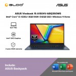 [Pre-order] ASUS Vivobook 15 A1504V-ABQ350WS Laptop (i5-1335U,8GB,512GB SSD,Intel UHD Graphics,H&S,15.6"FHD,W11H,Blue,2Y) [ETA: 3-5 working days]