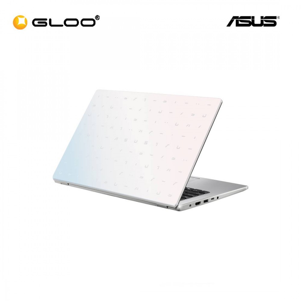 Asus Vivobook Go 14 E410K-ABV226TS Laptop Dreamy White (Celeron N4500,8GB,256GB SSD,Intel HD Graphics,14"HD,W10H) [FREE] Asus Carry Bag + Pre-installed with Microsoft Office Home and Student 