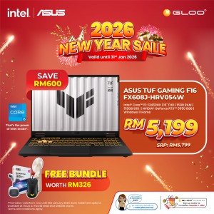 ASUS TUF Gaming F16 FX608J-HRV054W Gaming Laptop (NVIDIA® GeForce RTX™ 5050 | C i5-13450HX | 16" FHD+ | 16GB RAM | 512GB SSD | Windows 11 Home)