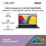 ASUS Vivobook Go 15 E1504F-ANJ870WMS Laptop (AMD Ryzen™ 3 7320U | 15.6” FHD | 8GB RAM | 512GB SSD | AMD Radeon™ Graphics | Windows 11 Home) 