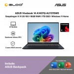 ASUS Vivobook 14 A1407Q-ALY076WS Laptop (Snapdragon X X1 26 100 | 14” WUXGA | 16GB RAM | 1TB SSD | Qualcomm Adreno GPU | Windows 11 Home | Office Home 2024 + Office 365)