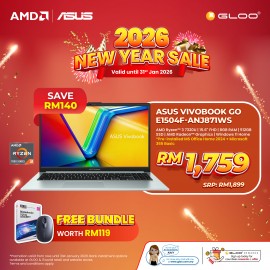 ASUS Vivobook Go 15 E1504F-ANJ871WS Laptop (AMD Ryzen™ 3 7320U | 15.6”FHD | 8GB RAM | 512GB SSD | AMD Radeon™ Graphics | Windows 11 Home | Office Home & Student) 