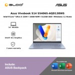 Asus Vivobook S14 S5406S-AQD138WS (Intel Core Ultra 5-226V | 14"WUXGA OLED | 16GB RAM | 512GB SSD | Intel Arc Graphics | Windows 11 Home)