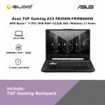 Asus TUF Gaming A15 FA506N-FRHN666W (AMD Ryzen 7 7435HS | 15.6"FHD | 8GB RAM | 512GB SSD | Nvidia GeForce RTX2050 | Windows 11 Home) 