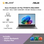Asus Vivobook 16 Flip TP3607S-ARJ128WS (Intel Core Ultra 7-258V | 16" 3K OLED | 32GB RAM | 1TB SSD | Intel Arc Graphics | Windows 11 Home)