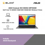 ASUS Vivobook 16X K3605Z-URP1002W Laptop (Intel Core i5-12500H | 16"WUXGA | 16GB RAM | 512GB SSD | Intel UHD Graphics | Windows 11 Home)