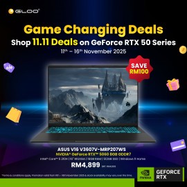 ASUS Gaming V16 V3607V-MRP207WS Gaming Laptop (NVIDIA® GeForce RTX™ 5060 | Intel® Core™ 5 210H | 16” WUXGA | 16GB RAM | 512GB SSD | Windows 11 Home | Microsoft Office Home 2024 + Microsoft 365)