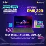ASUS ROG Strix G16 G614J-UN3548W Gaming Laptop (NVIDIA® GeForce RTX™  4050 | C i5-13450HX | 16" FHD+ | 16GB RAM | 1TB SSD | Windows Home)
