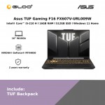 Asus TUF Gaming F16 FX607V-URL009W (Intel Core i5-210 H | 16” WUXGA | 16GB RAM | 512GB SSD | Nvidia GeForce RTX4050 | Windows 11 Home) 