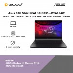 Asus ROG Strix SCAR 18 G835L-WSA154W (Intel Core Ultra 9-275HX | 18"2.5K | 32GB RAM | 2TB SSD | Nvidia GeForce RTX5080 | Windows 11 Home)