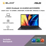 ASUS Vivobook 14 A1405Z-ALY235WMS Laptop (Intel® Core™ i5-12500H | 14” WUXGA | 16GB RAM | 512GB SSD | Intel Iris Xᵉ Graphics | Windows 11 Home) 