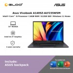 Asus Vivobook A1405Z-ALY235WSM (Intel Core i5-12500H | 14” WUXGA | 16GB RAM | 512GB SSD | Intel Iris Xe Graphics | Windows 11 Home)