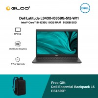 Dell Latitude L3430-I5358G-512-W11 Notebook (i5-1235U,8GB,512GB SSD,Intel Iris Xe,14”FHD,W11P)