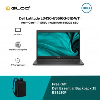 [Pre-order] Dell Latitude L3430-I75516G-512-W11 Notebook (i7-1255U,16GB,512GB SSD,Intel Iris Xe,14”FHD,W11P) [ETA:3-5 working days]