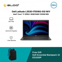 [Pre-order] Dell Latitude L3530-I75516G-512-W11 Notebook (i7-1255U,16GB,512GB SSD,Intel Iris Xe,15.6”FHD,W11P) [ETA:3-5 working days]
