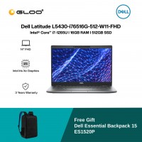 [Pre-order] Dell Latitude L5430-i76516G-512-W11-FHD Notebook(i7-1265U,16GB,512GB SSD,Intel Iris Xe,14"FHD,W11P,3Yrs PS) [ETA: 3-5 working days]