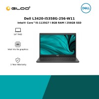 Dell L3420-I5358G-256-W11 Notebook (i5-1135G7,8GB,256GB,Integrated Intel Iris Xe Graphics,14"FHD,W11P)