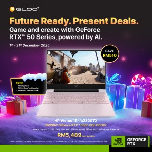 HP Victus 15-fa2320TX Gaming Laptop (NVIDIA® GeForce RTX™ 5060 | Intel® Core™ i7-13620H | 15.6" FHD | 16GB RAM | 512GB SSD | Windows 11 Home | Office+M365)