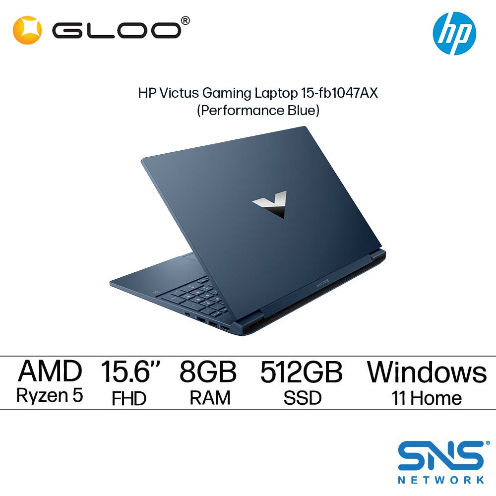 HP Victus Gaming Laptop 15-fb1047AX 15.6'' ("AMD Ryzen™ 5 7535HS | 8GB RAM | 512GB SSD | NVIDIA® GeForce RTX™ 2050 Laptop GPU (4 GB GDDR6 dedicated), Windows 11 Home)