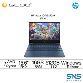 HP Victus 15-fb3255AX Gaming Laptop (AMD Ryzen™ 7 7445H |15.6" FHD | 16GB RAM | 512GB SSD | NVIDIA GeForce RTX 4050 | Windows 11 Home | Preinstalled with Microsoft Office Home 2024 + Microsoft 365 Basic)