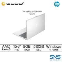 HP Laptop 15-fc0045AU 15.6'' FHD (AMD Ryzen™ 5 7520U, 512GB SSD, 8GB, AMD Radeon™ Graphics, W11H) - Silver [FREE] HP Backpack + Preinstalled Microsoft Office Home & Student (Grab/Touch & Go Credit Redemption : 1/5-31/7*)