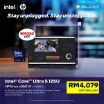 HP ENVY x360 14-fc0183TU (Intel® Core™ Ultra 5 125U | 16GB | 512GB SSD | Intel Graphics | Microsoft Office Home 2024 + 1 Year Office 365 Basic | Windows 11 Home)