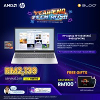 HP Laptop 15-fc0445AU (AMD Ryzen™ 7 5825U | 15.6"FHD | 12GB RAM | 512GB SSD | AMD Radeon™ Graphics | Windows 11 Home | Microsoft Office Home 2024 + Microsoft 365 Basic)