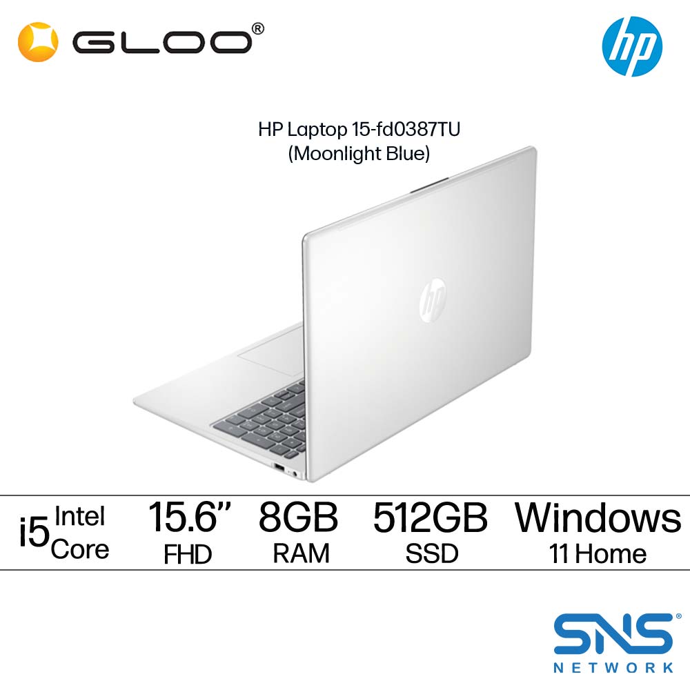 HP Laptop 15-fd0387TU 15.6'' FHD (Intel® Core™ i5-1334U | 8GB RAM | 512GB SSD | Intel® UHD Graphics | Windows 11 Home | Preinstalled Microsoft Office Home and student 2021 + Office 365 Basic)