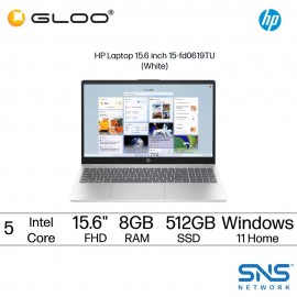 HP Laptop 15.6 inch 15-fd0619TU (Intel® Core™ 5 120U | 8GB | 512GB SSD | Intel UHD Graphics | Preinstalled Microsoft Office Home 2024 + Microsoft 365 Basic | Windows 11 Home)