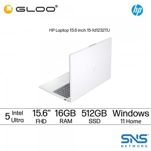HP Laptop 15-fd1232TU (Intel® Core™ Ultra 5 125H | 15.6" FHD | 16GB | 512GB SSD | Intel® Arc™ Graphics | Windows 11 Home | Preinstalled Microsoft Office Home 2024 + 1 Year Office 365 Basic)