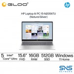 HP Laptop AI PC 15-fd2056TU (Intel® Core™ Ultra 5 225U | 15.6” FHD | 16GB RAM | 512GB SSD | Intel® Graphics | Windows 11 Home | Microsoft Office Home & Student 2024 + Microsoft 365 Basic)