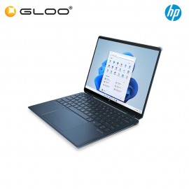 HP Spectre x360 14-EF0000TU 13.5" Touch Screen 2 in 1 Laptop (i7-1255U, 1TB SSD, 16GB, Intel Iris Xe Graphics, W11H) - Blue [FREE] HP Sleeve +HP Pen + HP USB-C Hub + MS Office Home & Office (Grab/Touch & Go Credit Redemption : 1/5-31/7*)