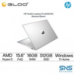 HP Pavilion Laptop 15-eh3021AU (AMD Ryzen™ 5 7530U | 15.6" FHD | 16GB RAM | 512GB SSD | AMD Radeon™ Graphics | Windows 11 Home | Preinstalled Microsoft Office Home and Student)