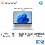 HP OmniBook 3 AI 16-bv0023AU Laptop (AMD Ryzen AI 5 430 | 16" 2K | 16GB RAM | 512GB SSD | AMD Radeon 880M Graphics | Windows 11 Home | Preinstalled with Microsoft Office Home 2024 + 1 Year Office 365 Basic)