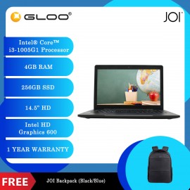 JOI Classmate 30 Black(i3-1005G1, 4GB, 256GB SSD, Intel UHD Graphics 600, 14" HD,W10Pro) FREE Joi Backpack