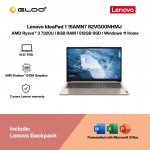 Lenovo IdeaPad 1 15AMN7 82VG00NHMJ Laptop (AMD Ryzen™ 3 7320U | 15.6" FHD | 8GB RAM | 512GB SSD | Integrated AMD Radeon™ 610M Graphics | Windows 11 Home |Microsoft Office Home & Student)