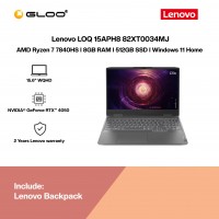 [Pre-order] Lenovo LOQ 15APH8 82XT0034MJ Gaming Laptop (NVIDIA®️ GeForce RTX™️4050,R7-7840HS,8GB,512GB SSD,15.6”WQHD,W11H,Gry) [ETA: 3-5 working days]