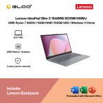 Lenovo IdeaPad Slim 3 15ABR8 82XM0146MJ Laptop (AMD Ryzen™ 7 5825U | 15.6” FHD | 16GB RAM | 512GB SSD | AMD Radeon™ Graphics | Windows 11 Home | Microsoft Office Home 2024 + Microsoft 365)