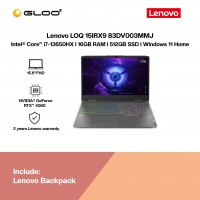[Pre-order] Lenovo LOQ 15IRX9 83DV003MMJ Gaming Laptop (i7-13650HX,16GB,512GB SSD,RTX4060 8GB,15.6” FHD,W11H,Grey,2Y) [ETA:3-5 working days]