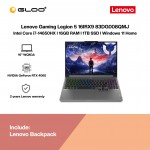 Lenovo Gaming Legion 5 16IRX9 83DG008QMJ (Intel® Core™ i7 14650HX l 16" WQXGA l 16GB RAM l 1TB SSD l  NVIDIA® GeForce RTX™ 4060 8GB l Windows 11 Home)