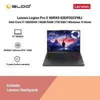[Pre-order] Lenovo Legion Pro 5 16IRX9 83DF00CFMJ Gaming Laptop (i7-14650HX,16GB,1TB SSD,RTX4060 8GB,16” WQXGA,W11H,Grey,2Y) [ETA:3-5 working days]