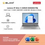 Lenovo IdeaPad Slim 3 15IRU9 83E60027MJ Laptop (Intel® Core™ 5 120U | 15.6"FHD | 16GB RAM | 512GB SSD | Intel® Graphics | Windows 11 Home | Office Home & Student)