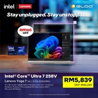 Lenovo Yoga 7 2-in-1 14ILL10 83JQ00ARMJ Laptop (Intel® Core™ Ultra 7 258V | 14" 2.8K WQXGA+ OLED Touch | 32GB RAM | 1TB SSD | Intel® Arc™ Graphics | Windows 11 Home |Microsoft Office Home 2024 + Microsoft 365)