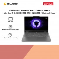Lenovo LOQ Essential 15IRX11 83SC004UMJ Gaming Laptop (NVIDIA® GeForce RTX™ 5050 | C i5-13450HX | 15.6" FHD | 16GB RAM | 512GB SSD | Windows 11 Home)
