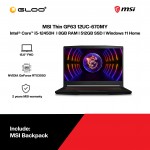 [Pre-order] MSI Thin GF63 12UC-670MY Gaming Laptop (i5-12450H,8GB,512GB SSD,RTX3050 4GB,15.6"FHD,W11H,Black,2Y) [ETA:3-5 working days]