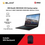 [Pre-order] MSI Stealth 15M B12UE-033 Gaming Laptop (NVIDIA GeForce RTX 3060 GDDR6 6GB, i7-1260P,16GB,512GB SSD,15.6"FHD,W11H,Blk) [ETA:3-5 working days]