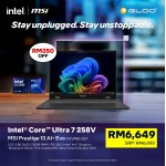 MSI Prestige 13 AI+ Evo A2VMG-027MY AI Laptop (CU7-258V,32GB,1TB SSD,Intel Arc 140V,H&S,13.3"2.8K OLED,W11H,Stellar Gray,2Y) 